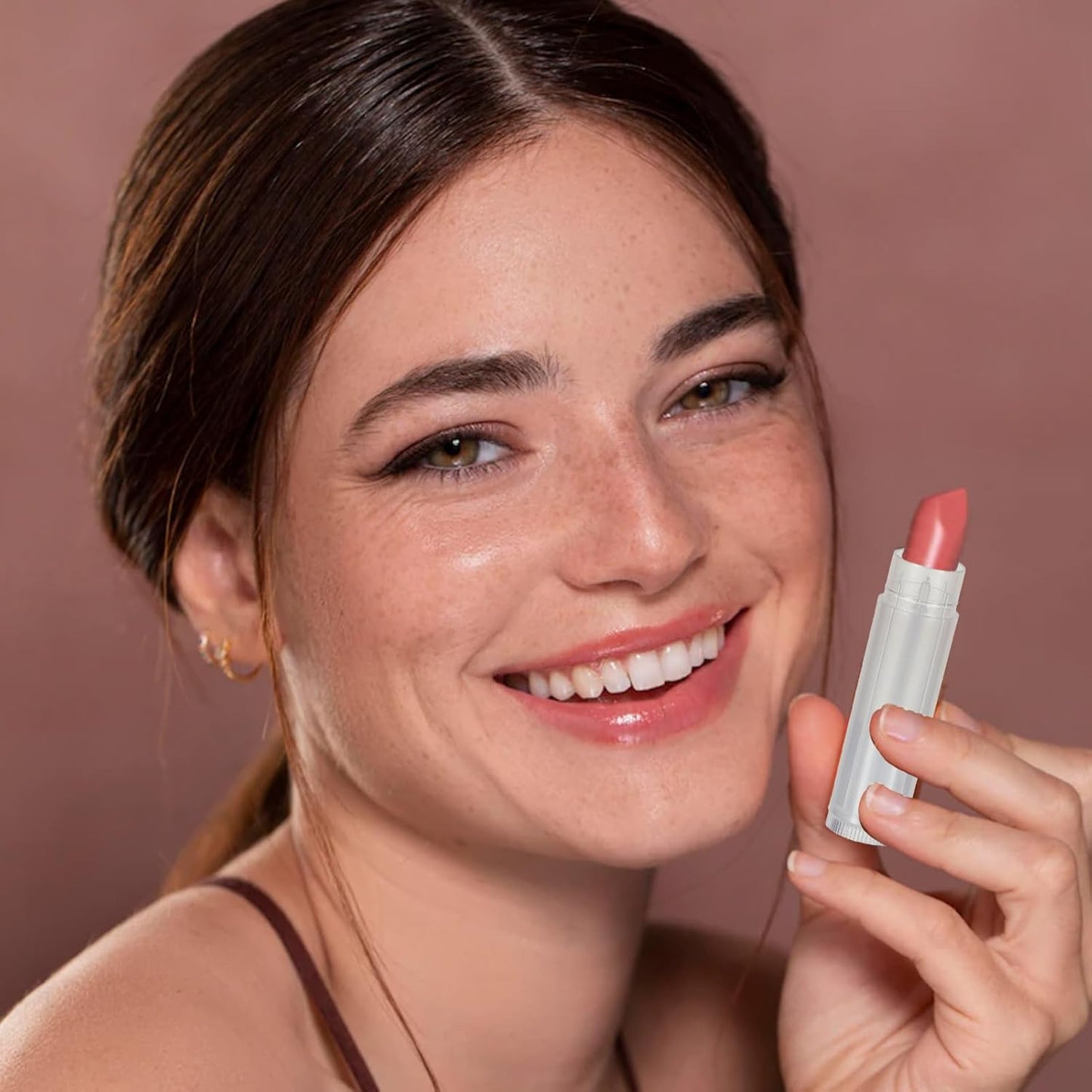 NICENEEDED 15 Pcs Lip Balm Tubes, Empty DIY Lipstick Tubes, Refillable 5g Lip Balm Containers Plastic Lip Gloss Tubes Deodorant Containers with White Caps Twist Tubes for making Gifts, Travel