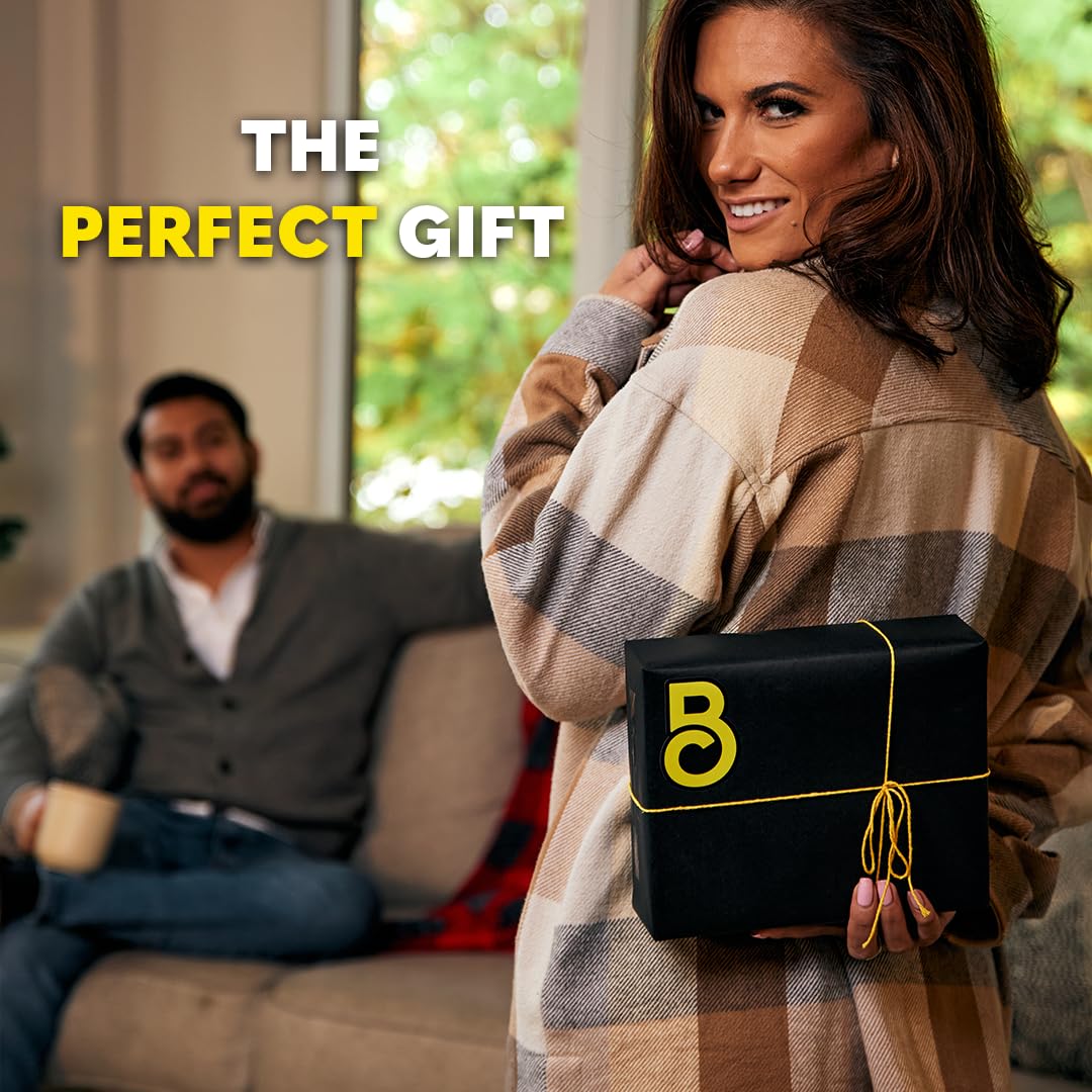 The Beard Club Advanced Beard Growth Kit - Derma Roller, Growth Oil, Vitamins and Vitamin Spray, Shampoo and Boar Bristle Brush - Gift Set - Cedar