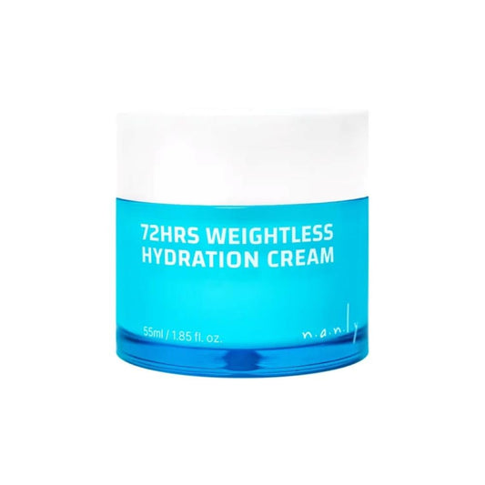 72 Hours Weightless Hydration Cream, Moisturizing Daily Face Cream, Vegan and Cruelty Free, Soothing and Brightening, All Skin Types, Korean Skin Care (1.85 fl.oz.)