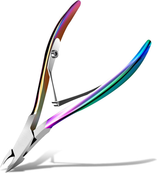 Cuticle Trimmer Stainless Steel Cuticle Nippers Clipper Extremely Sharp Nail Cuticle Remover Tools Cuticle Cutter Manicure Tools for Fingernails and Toenails Dead Skin 5mm