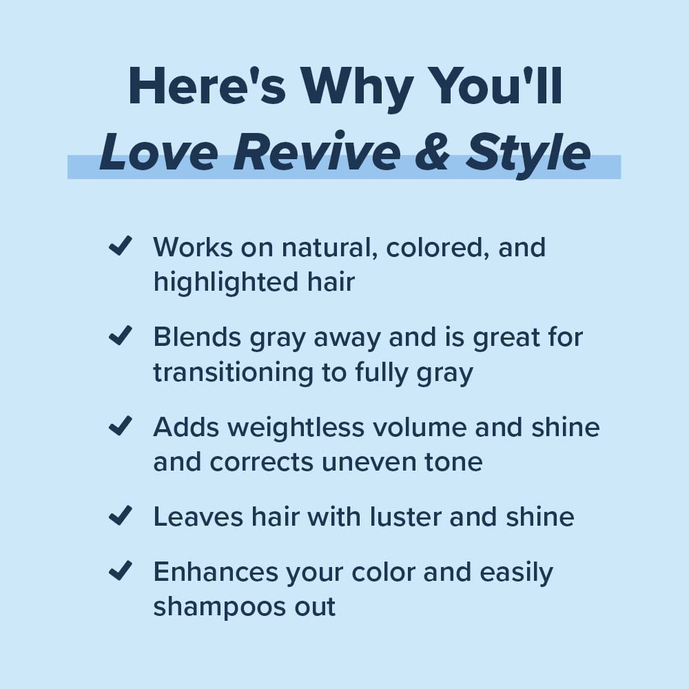 Truhair Revive and Style Color Mousse (Dark Brown)