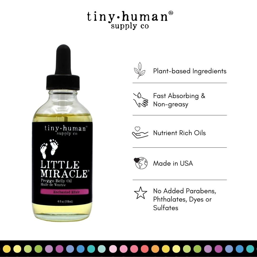 Little Miracle Preggo Belly Oil (Enchanted Elixir) for Pregnancy Stretch Marks and Itching