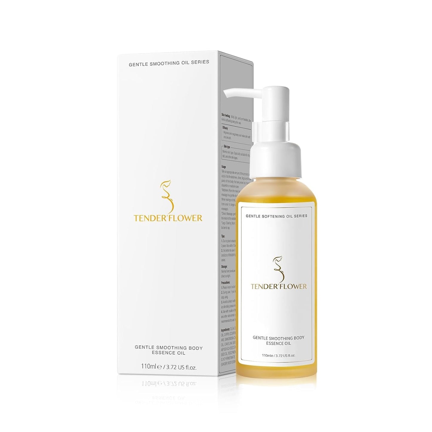 Stretch Mark Oil（110ml）, body oil for Pregnancy,belly oil, belly abdominal Serum Skin Care,Moisturizing Dry Skin, Tender & Softening，True Belly Serum 3.7OZ