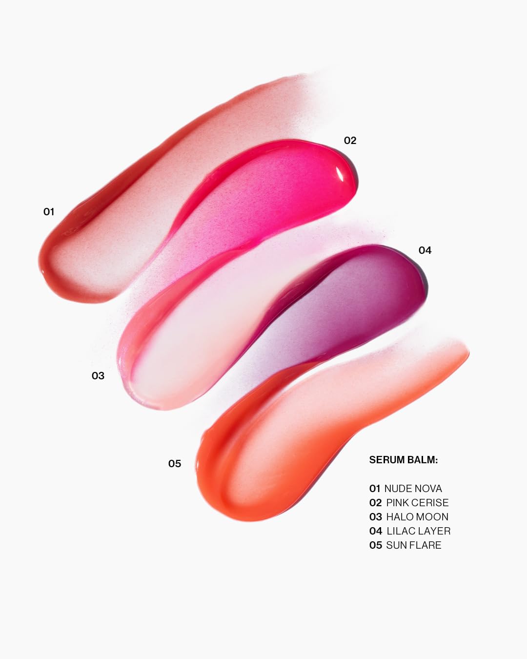 MAKE Beauty Serum Balm Hydrating Lip Oil. Vegan Moisturizing Lip Gloss with Plumping Effect. Lip Treatment Cream for Soft, Smooth, Shiny Lips - Shade, Pink Cerise