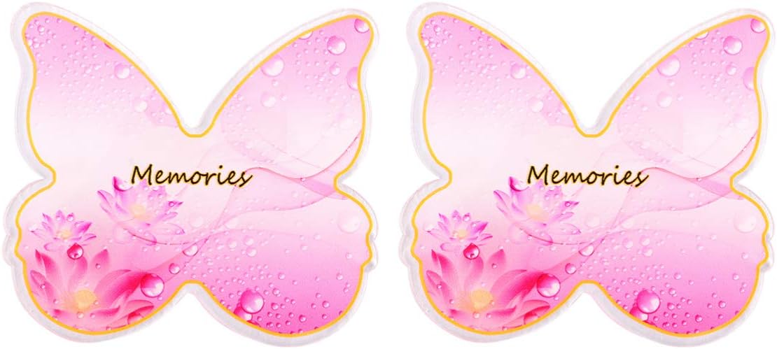 Minkissy 2pcs Resin Nail Art Palette Polish Holder Drawing Color Palette Nail Art Painting Gel Palette Manicure Tool Style 3