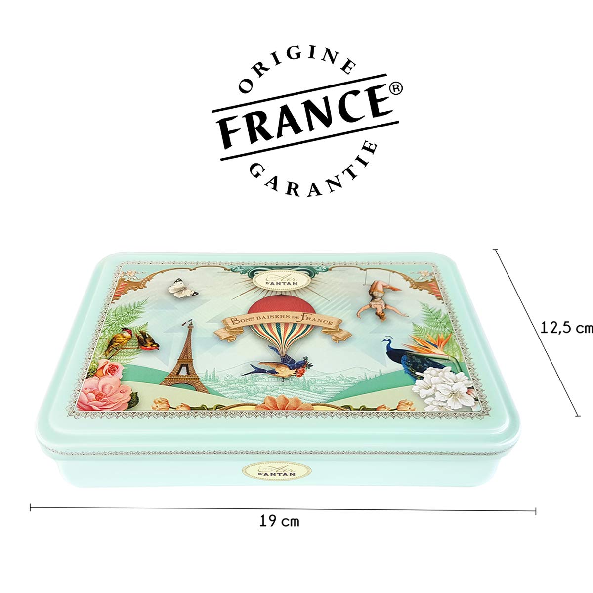 Un Air d'Antan French Nails & Hand Cream Gift Set 5 Pc Lotion Gift Set for Women - Lotion Sets For Women Gift: Hand Cream Set With Shea Butter - Almond, Verbena, Floral, Rose, Almond, Cherry Blossom