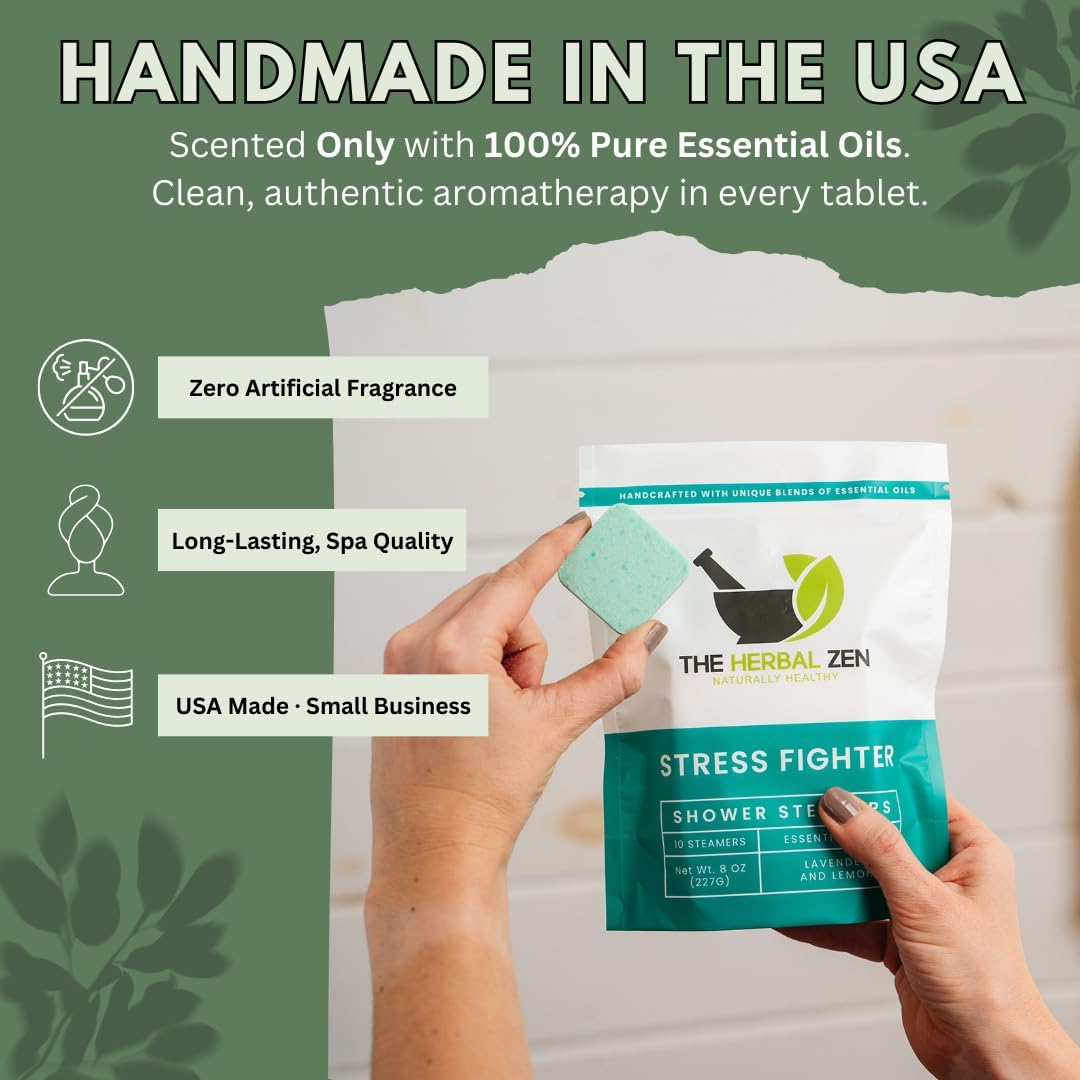 Aromatherapy Shower Steamers Gift Set, Shower Bombs Made in The USA, Relaxation Gift for Women, Lavender Shower Steamers for Women, Eucalytus Shower Steamer, Mothers Day Gifts