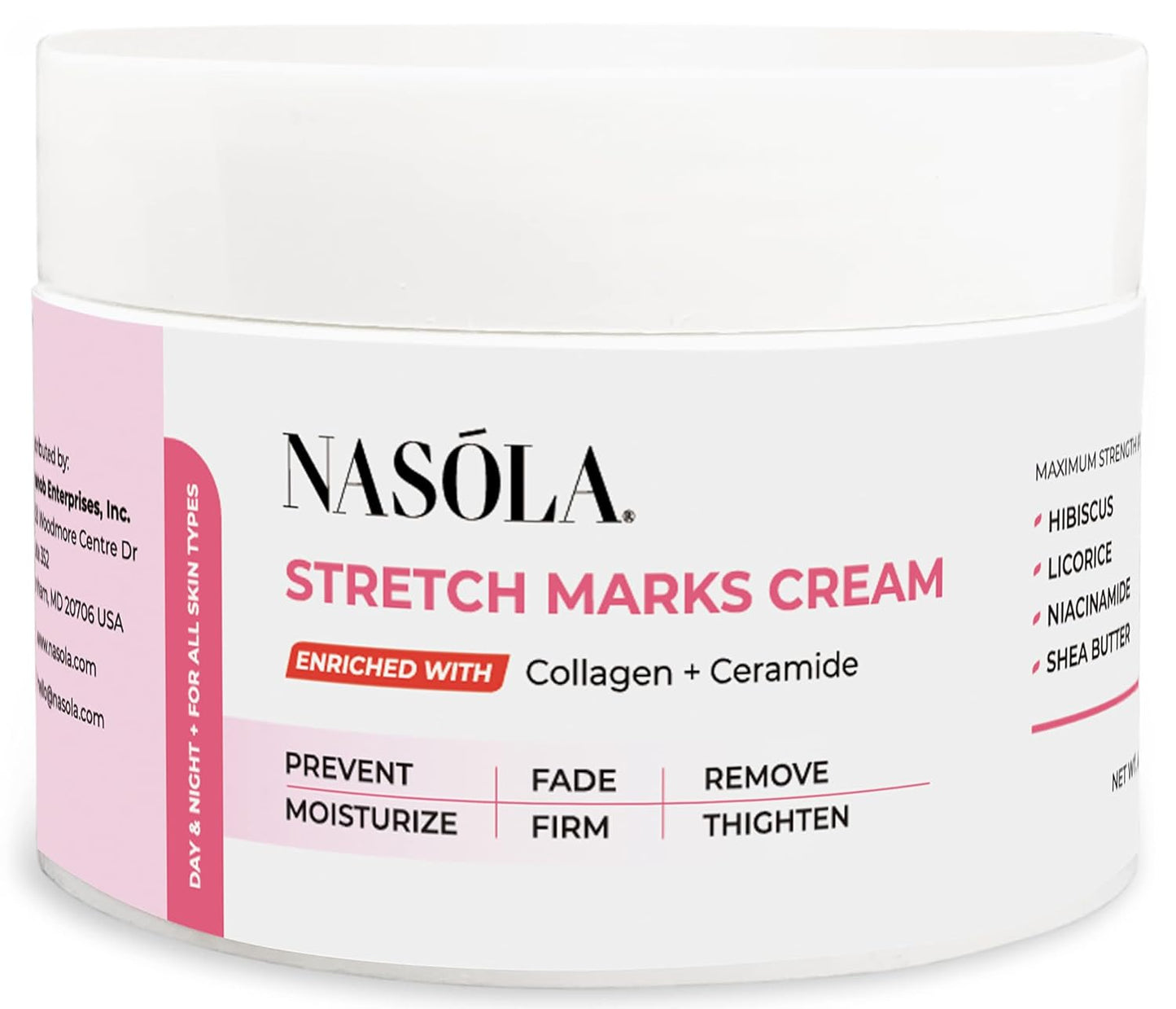 Stretch Mark Cream for Pregnancy, Eliminate and Prevent Deep Stretch Marks, Moisturizer Belly Cream for Pregnancy and Scars Removal With Enriched Collagen and Ceramide, 4.23 Oz