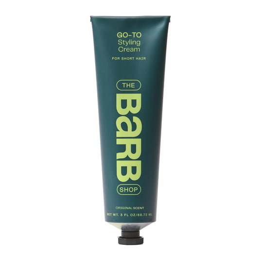 Barb Styling Cream for Women and Men - Soft Hold Hair Styling Cream for Curl Definition and Frizz Control - Lightweight, Natural Finish - Original Scent - 3 fl oz