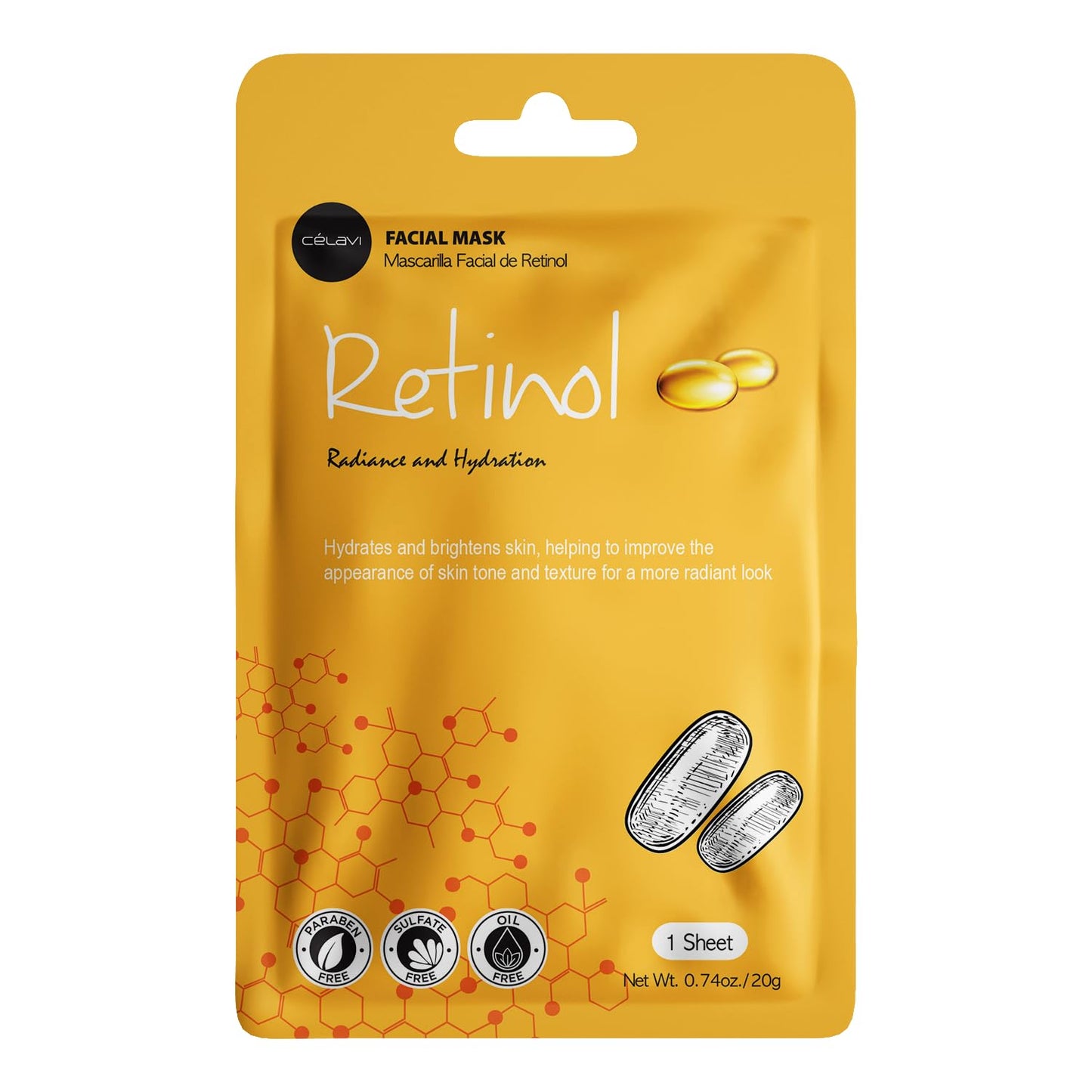 Celavi Essence Facial Face Mask 24 Sheets K-Beauty Skincare Korea Skin Care Moisturizing New D type