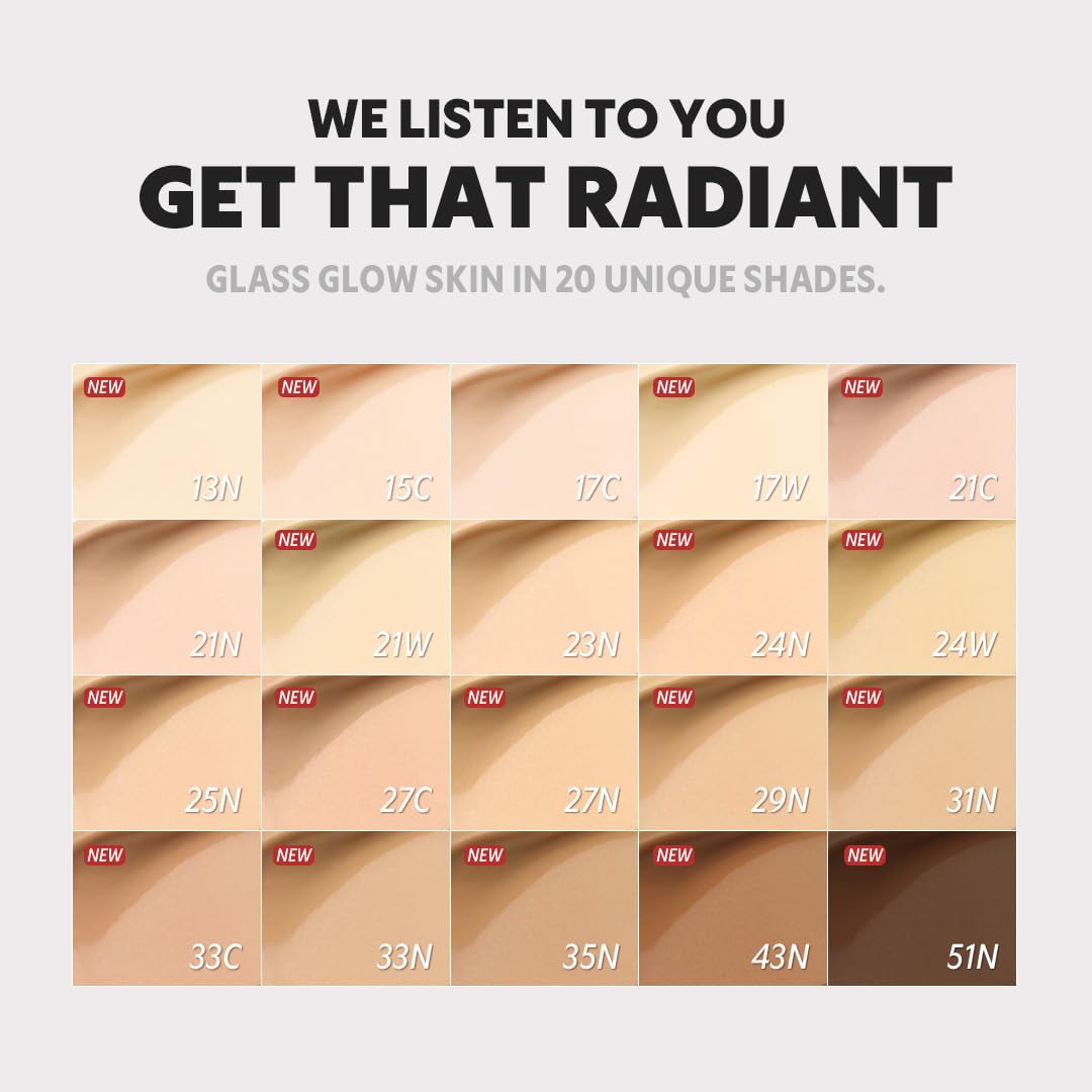 TIRTIR Mask Fit Aura Silver Cushion Foundation | Semi-glow Finish, Natural Coverage, Moisturizing, Lightweight, Korean cushion foundation (#24W Soft Beige, Full Size, 0.63 Fl Oz)