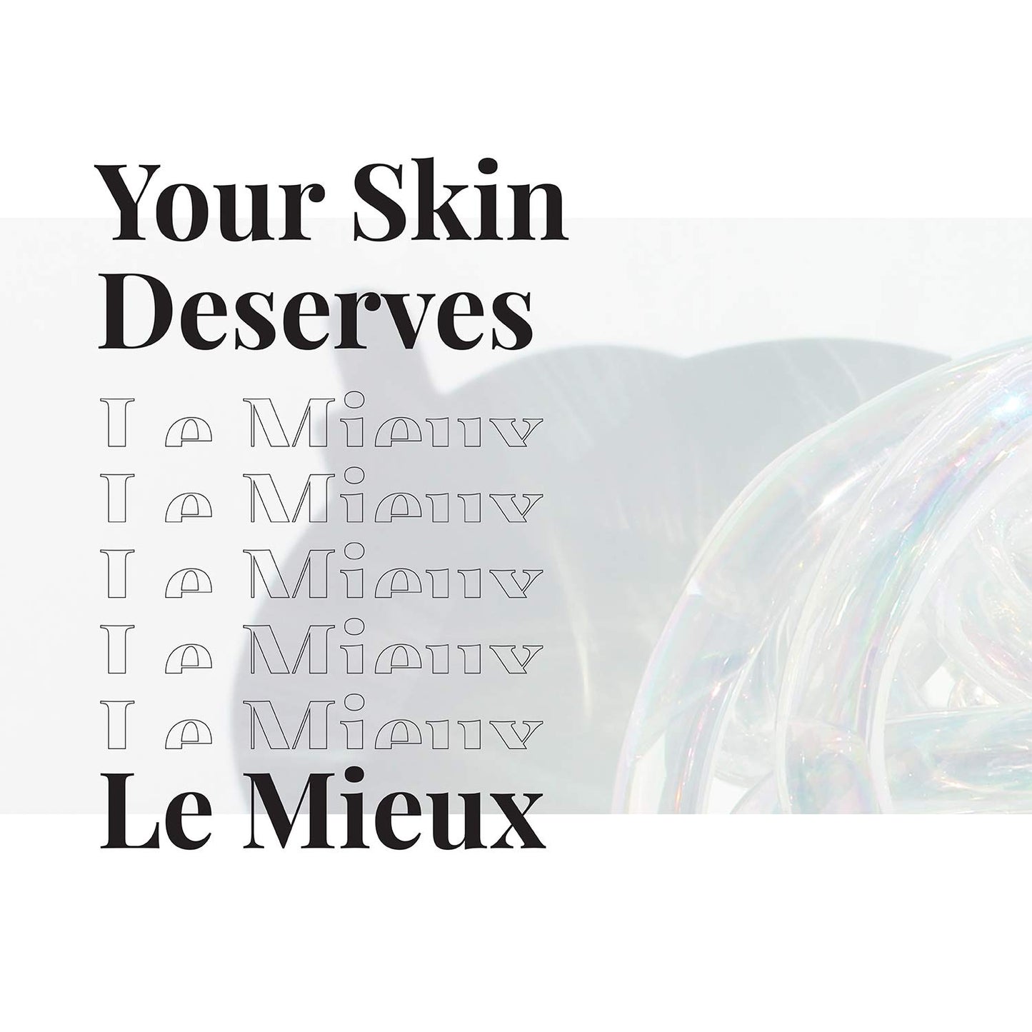 Le Mieux Eye & Lip Cream - Anti Aging Eye and Lip Moisturizer, Peptide-Infused Treatment for Visible Wrinkles & Fine Lines with Kukui Nut Oil & Ceramide, No Parabens or Sulfates (0.5 oz / 15 ml)
