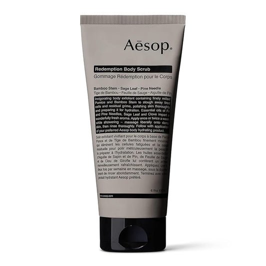 Aesop Redemption Body Scrub | Finely Milled Pumice and Aromatic Botanicals to Polish the Skin | 6.5oz / 180mL