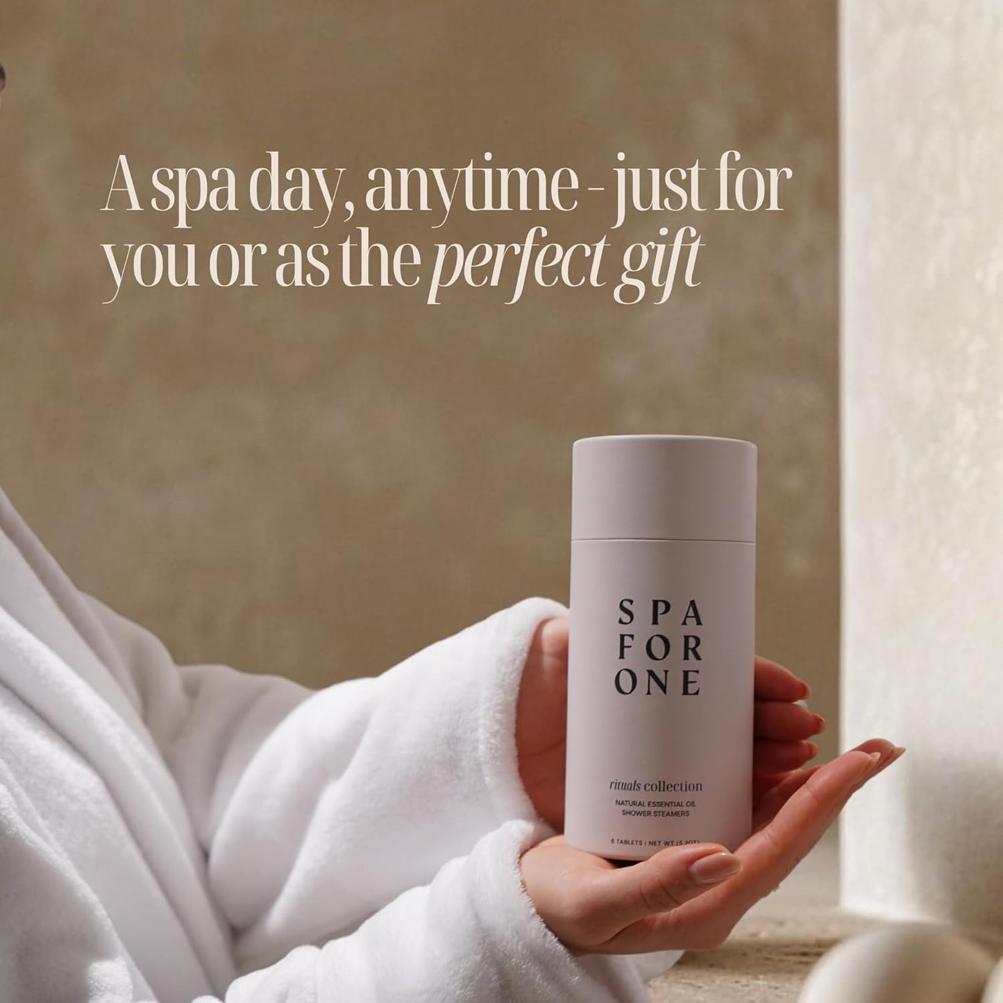 Shower Steamers Aromatherapy 6 Pack - Made in USA with Natural Essential Oils for Christmas Stocking Stuffers, Birthday Gifts for Women and Men, White Elephant - Self Care Variety Pack