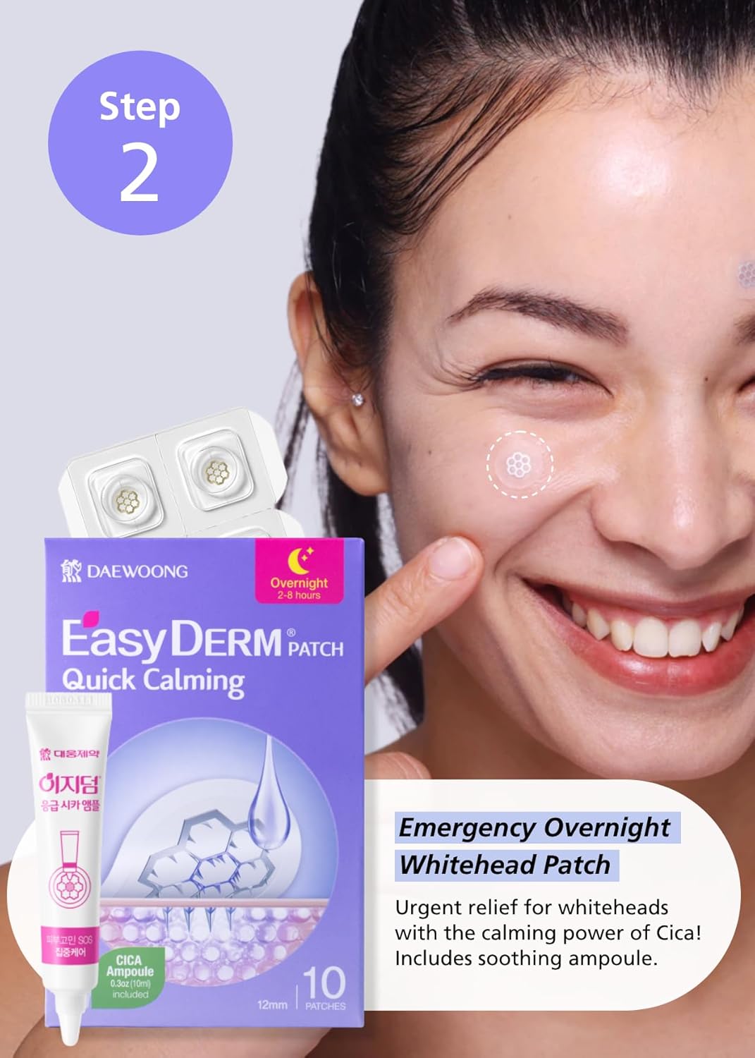 EasyDerm 3-Type Pimple Patches Gift Set, Acne care soluution, Korean Spot Patch to Cover ZitsㅣQuick Calming(10ea) + Relief(42ea) + Beauty Patches(42ea)ㅣTrendy Teen girl gifts Back to School MUST HAVE
