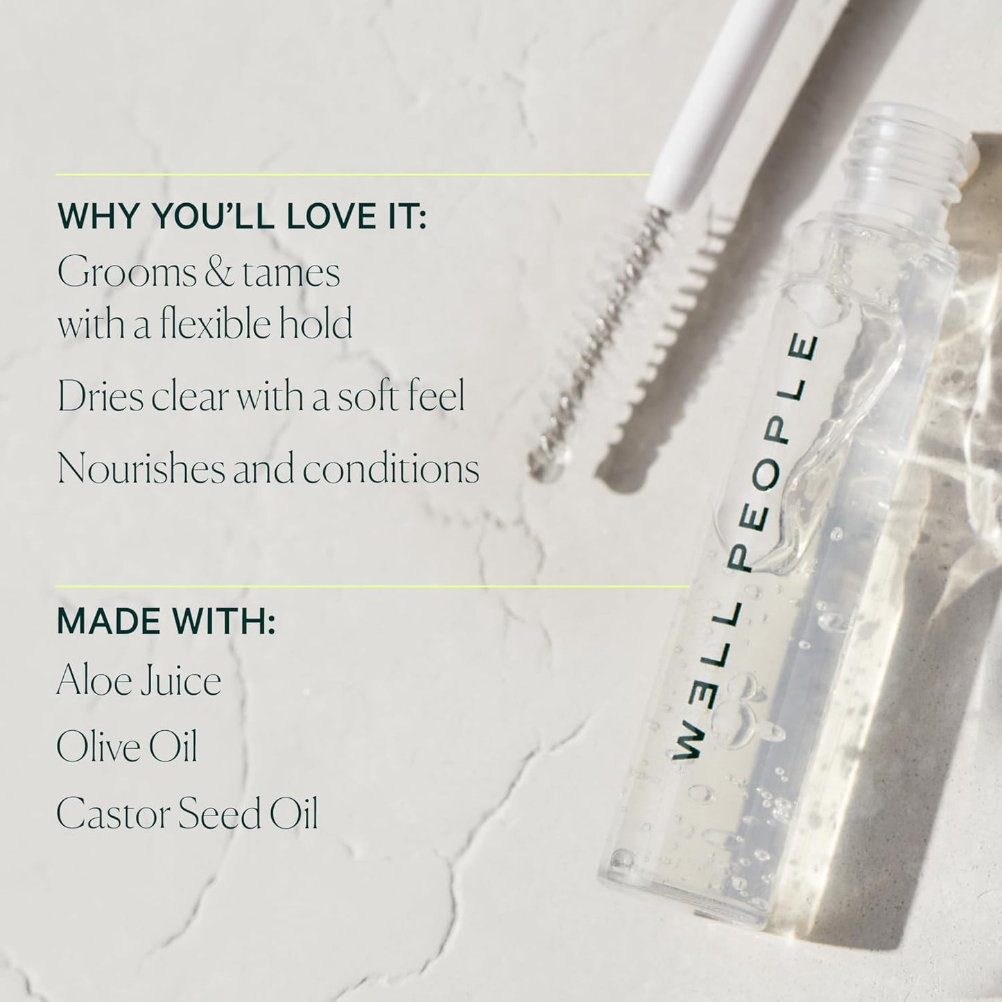 Well People Expressionist Clear Brow Gel, Lightweight Gel For Taming & Nourishing Your Brows, Creates A Natural-Looking Finish, Vegan & Cruelty-free