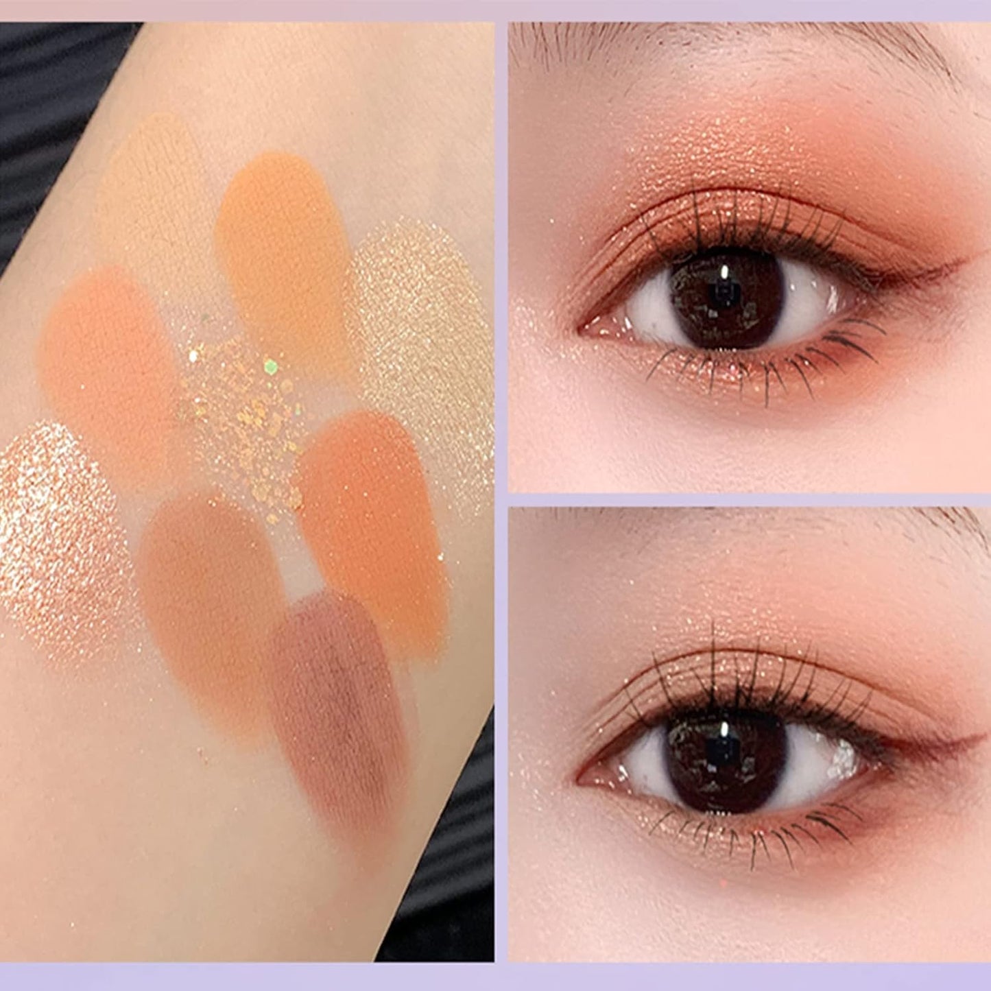 Violet Fairy 9 Color Eyeshadow Palette, Warm Neutrals (03)