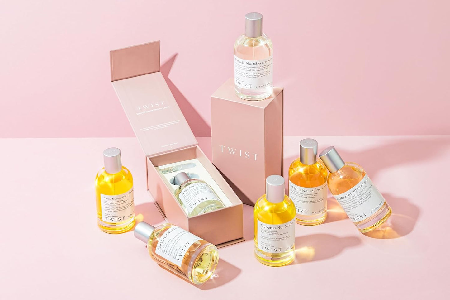 Twist - Addicted No. 3 - Eau De Parfum Inspired by Y. B.lack O.pium Long-Lasting Perfume For Women, Amber & Vanilla, Vegan, Clean Ingredients, Fragrance - Spray 100 ml | 3.4 fl. oz.