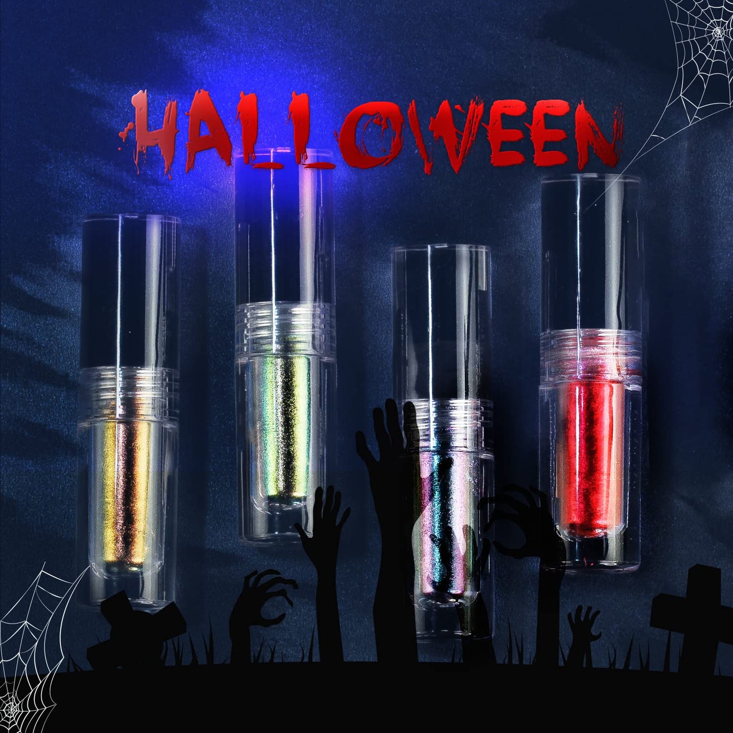 CHARMACY Liquid Duochrome Eyeshadow, Multi-Dimensional Eye Looks, Long Lasting Glitter Eye Shadow Sets Metallic Pigments, Quick Drying, Sparkling Shiny Eye Makeup for Beginners, 1.6g (#21)