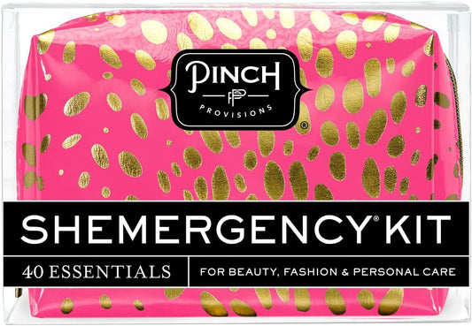Pinch Provisions Shemergency Kit for Her, 40 Emergency Essential Items, Compact, Multi-Functional Pouch, Gift for Women, Birthday, Bachelorette Parties, and More!