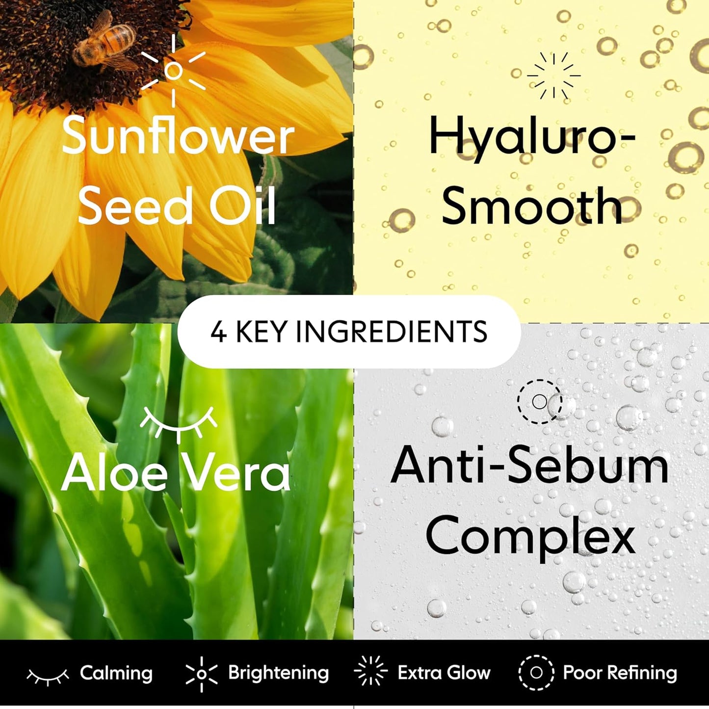 LOOPS DOUBLE TAKE - Glow Hydrogel Face Mask - Calms and Soothes Skin’s Surface - Helps Refine Pores and Brighten for a Flawless Face - Leaves You Glowing and Luminous - For All Skin Types - 1 Pc