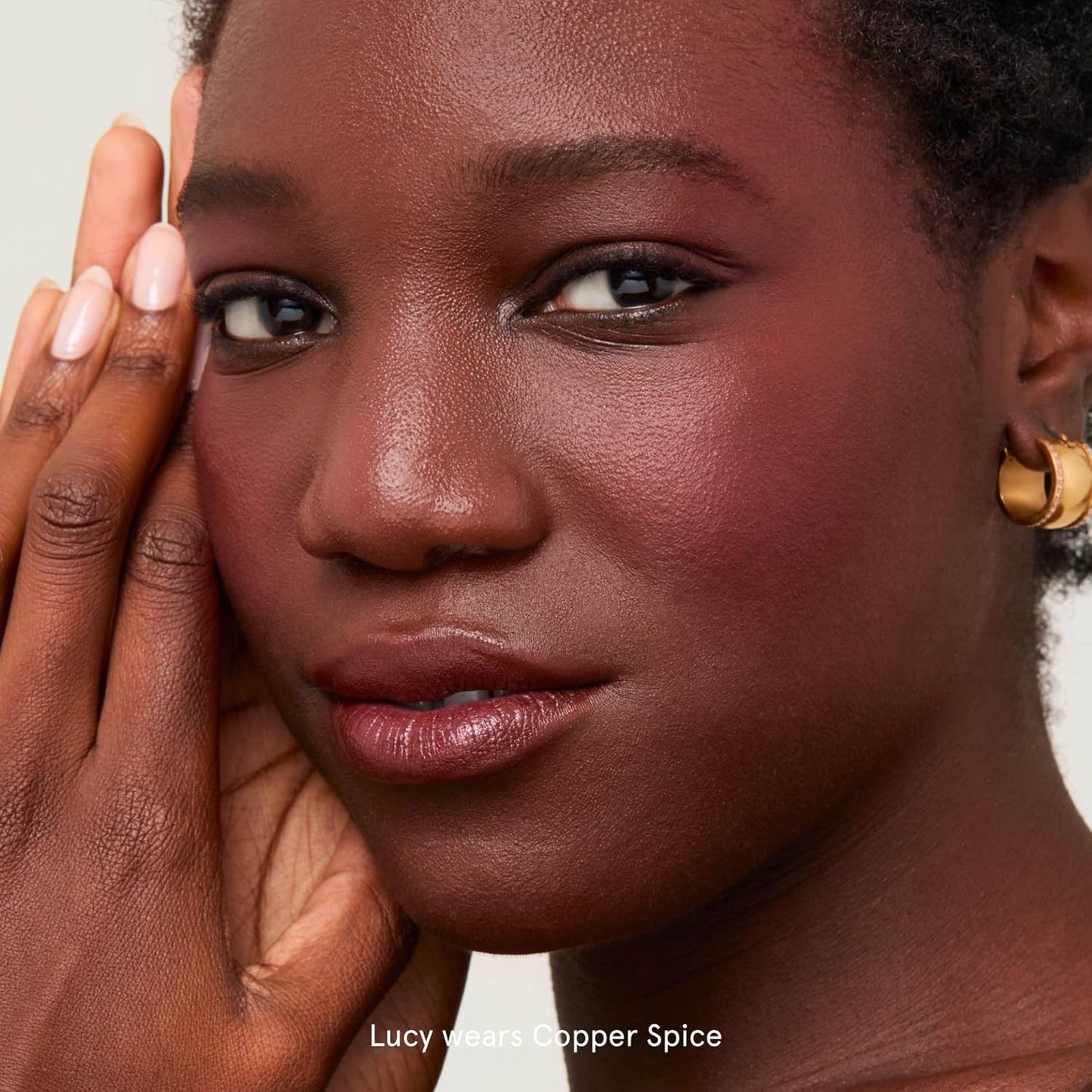 SOSHE Beauty - Blurring Pillow Blush | Featherlight, Cushiony, Cream to Powder Formula | Squalane, Cucumber Seed Extract, Ashwagandha Root | Vegan, Clean, Cruelty-Free (Copper Spice, Warm Terracotta)