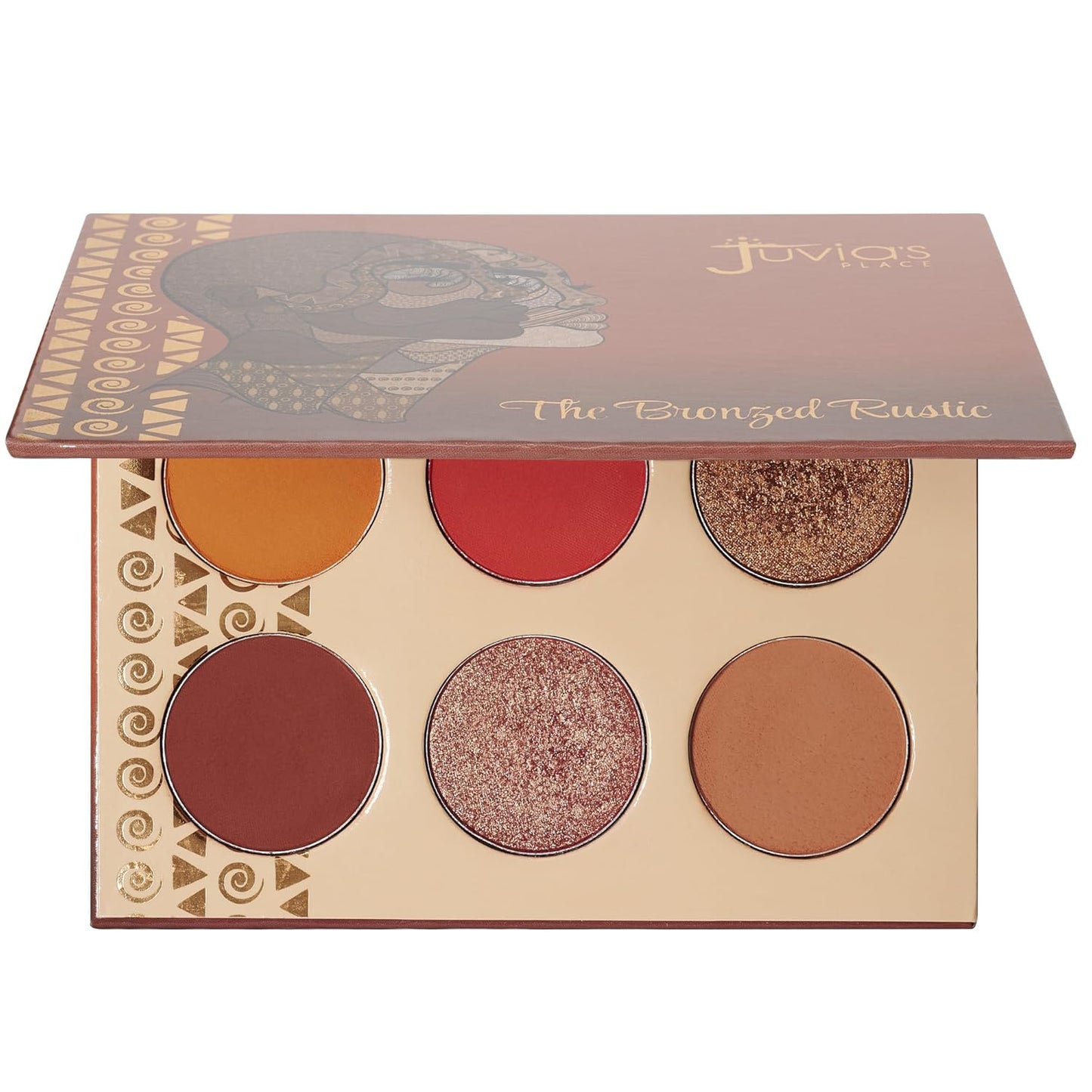 Juvia's Place Palette The Bronzed Rustic - Shades of 6, Professional Eye Makeup, Pigmented Palette, Makeup Palette for Eye Color & Shine