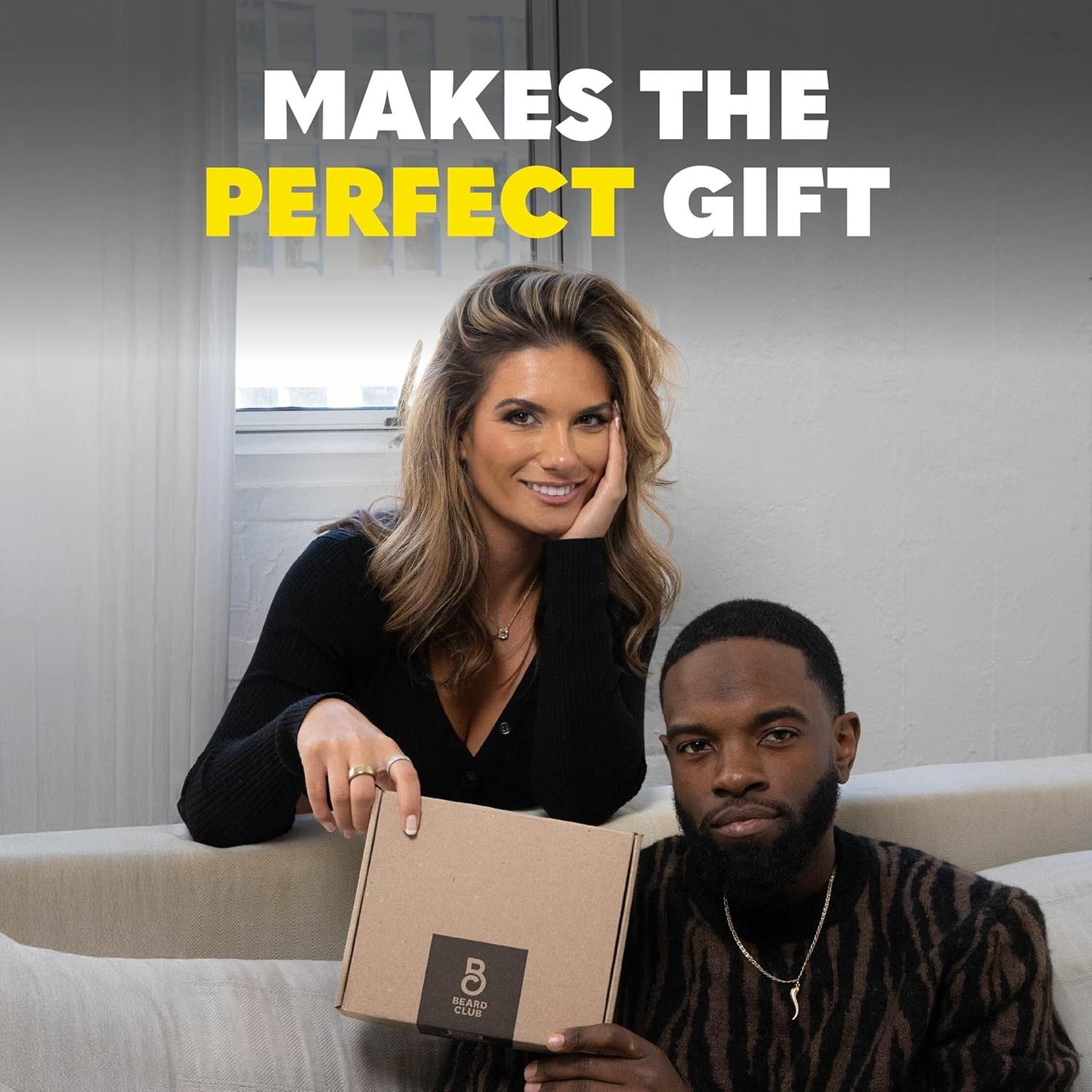 The Beard Club Biotin Beard Balm for Men - Beard Growth Shea Butter with Castor & Coconut Oil - Moisturizing, Hydrating and Softening Cream - Amber Cedar Scent - 4 oz