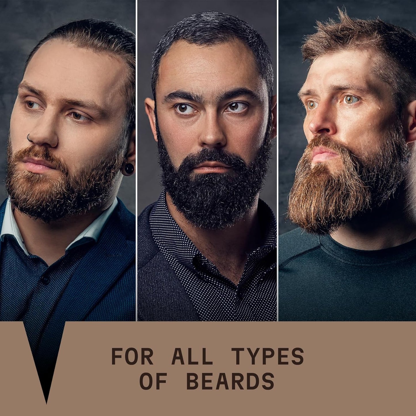 Striking Viking Sandalwood Beard Wash/Shampoo for Men - 17 Oz, Paraben & Sulfate Free, Jojobal Oil for all Beard Types - Promotes Healthy Growth & Moisturizes