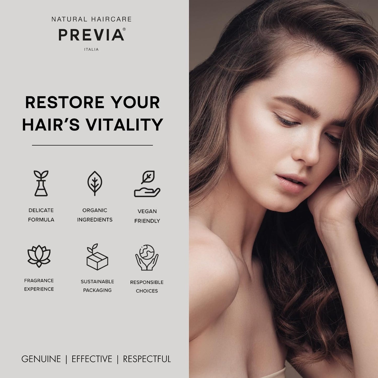 PREVIA Regenerating Hair Serum for Dry Damaged Hair - Strengthens Repairs Split Ends & Frizz - Anti-Aging Hair Oil for Shiny Healthy Soft Hair - Nourishing Natural Ingredients for Hair Growth 3.38 oz