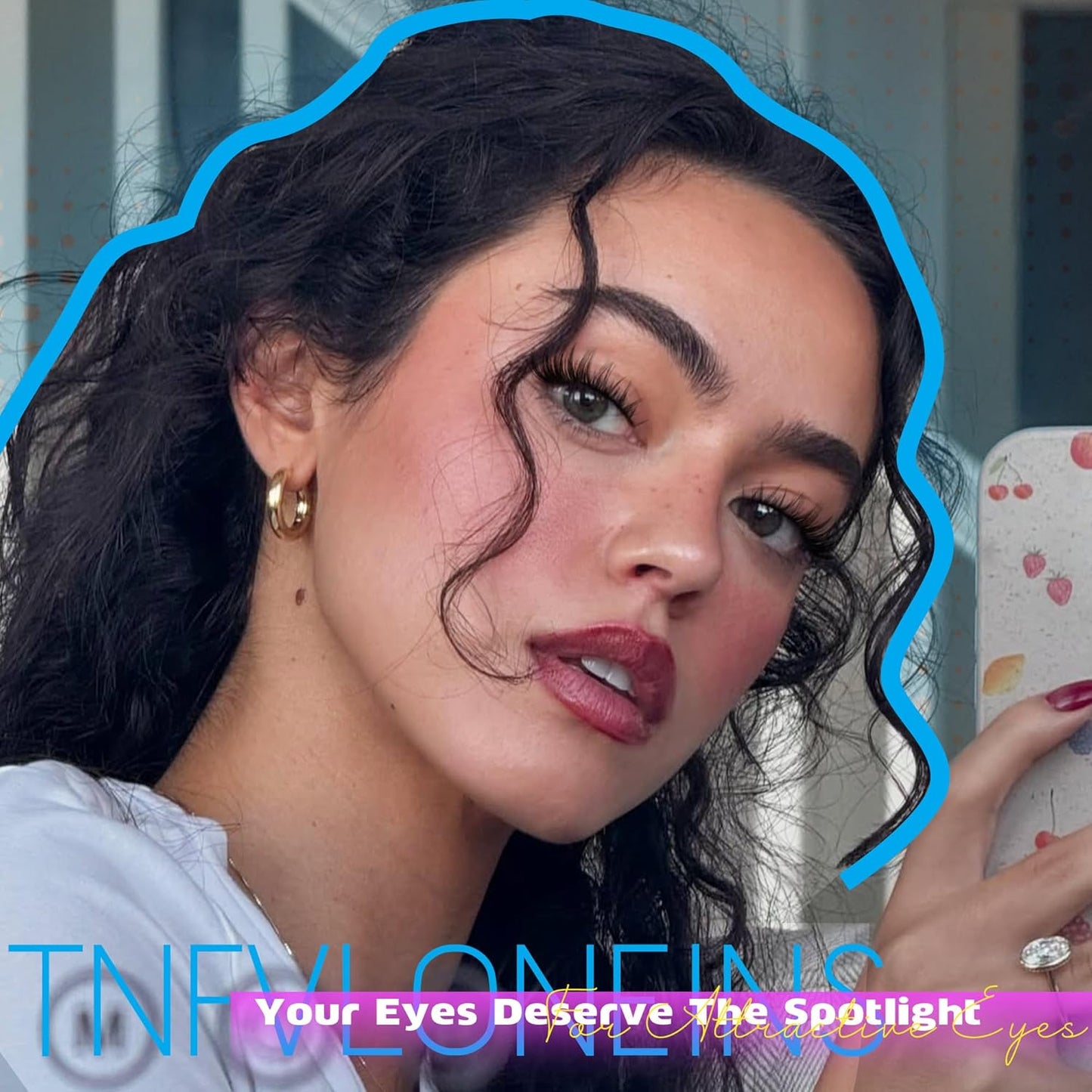 Wispy Lash Clusters Natural Eyelash Clusters Manga Cluster Eyelash Extensions D-Curly Individual Lashes 10-18MM Cluster Lashes DIY Eyelash Extension Anime Eye Lash Clusters Pack by TNFVLONEINS