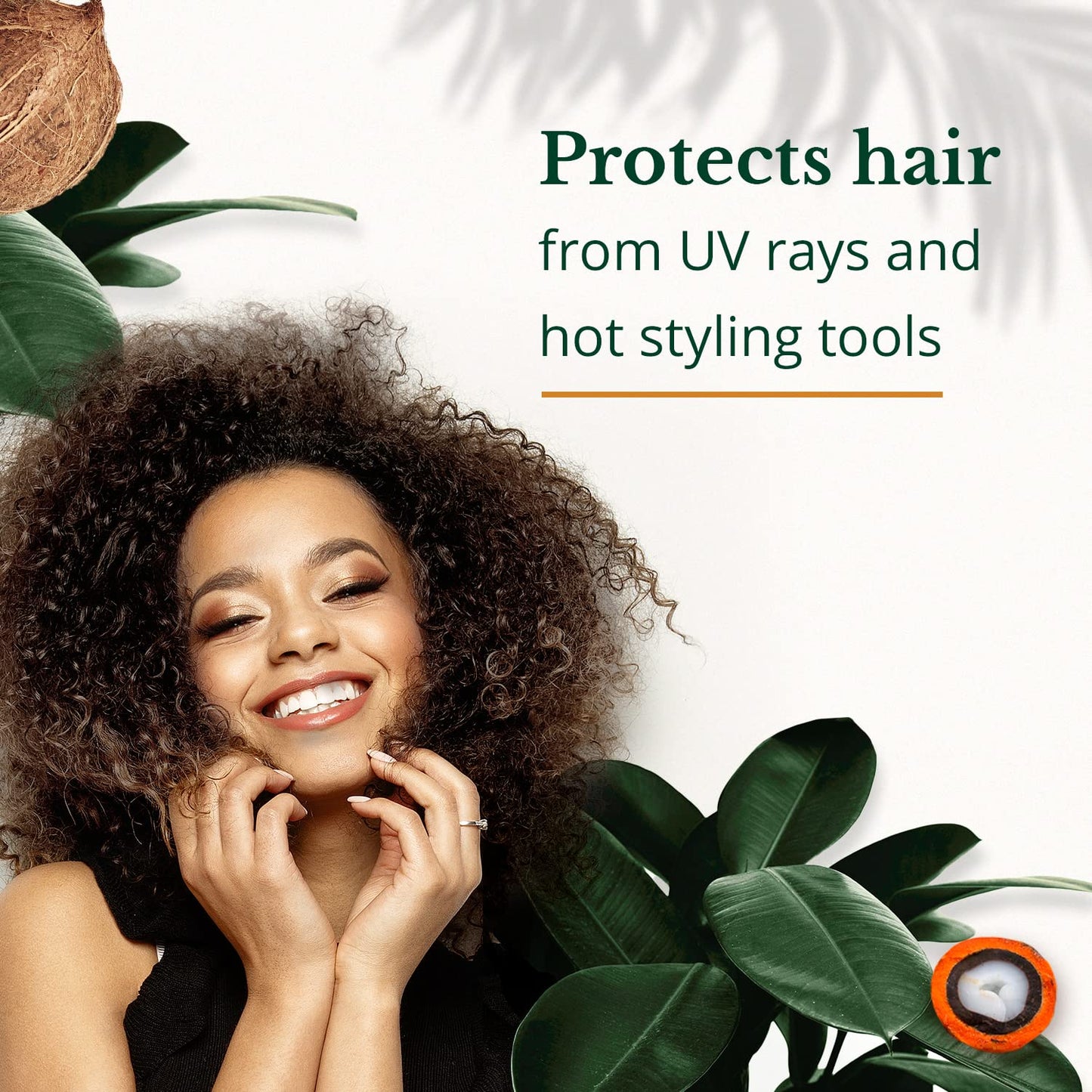 Curl Styling Cream – Anti Frizz & Heat Protection Curl Defining Cream - Nourishes and Hydrates - Color Safe, Vegan, Natural & Organic Curly Hair Cream (6oz)