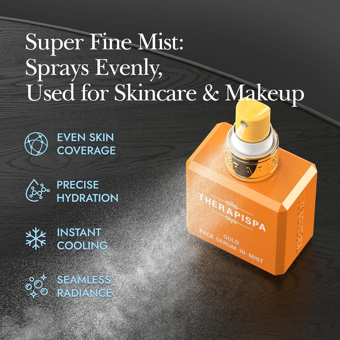 Face Serum-In-Mist – Unscented Hydrating Face Mist & Spray Serum with Niacinamide, Panthenol & Hyaluronic Acid for Sensitive Skin & Deep Moisture (2.0 fl oz)