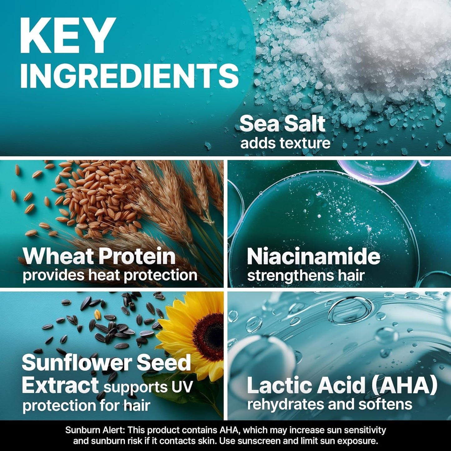 2-in-1 Texturizing Sea Salt Spray for Men, Women - Beach Waves & Curly Hair Spray Extra Hold, Low-Shine - Hair Volumizer for Fine Hair - Travel Hairspray for Women & Men - 16 Fl Oz, 2 Pack